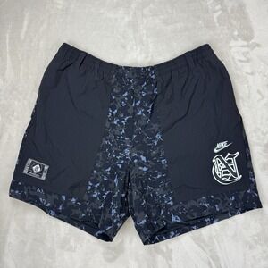 Rare Nike Ambassador Club Black Shorts Hit &‎ Run Mens Size XL - Y2K Vintage